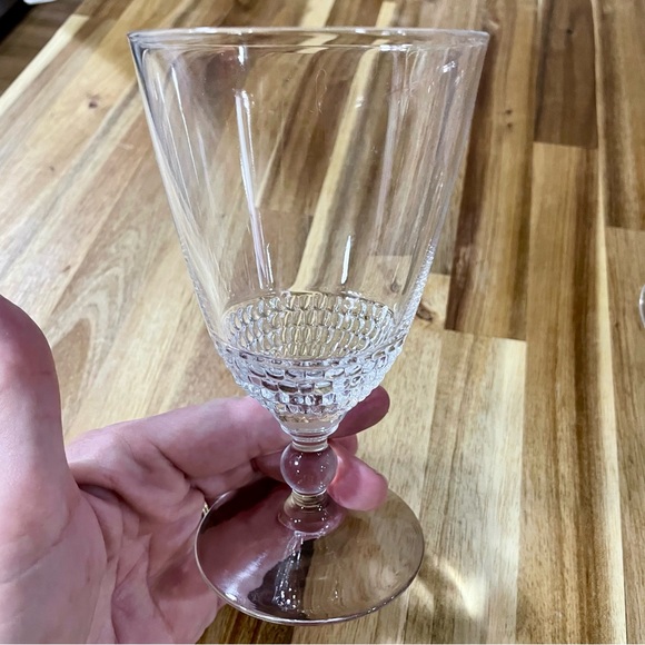 Duncan & Miller Teardrop Clear Stem Low Water Goblet Vintage Set of 4 - Picture 4 of 10